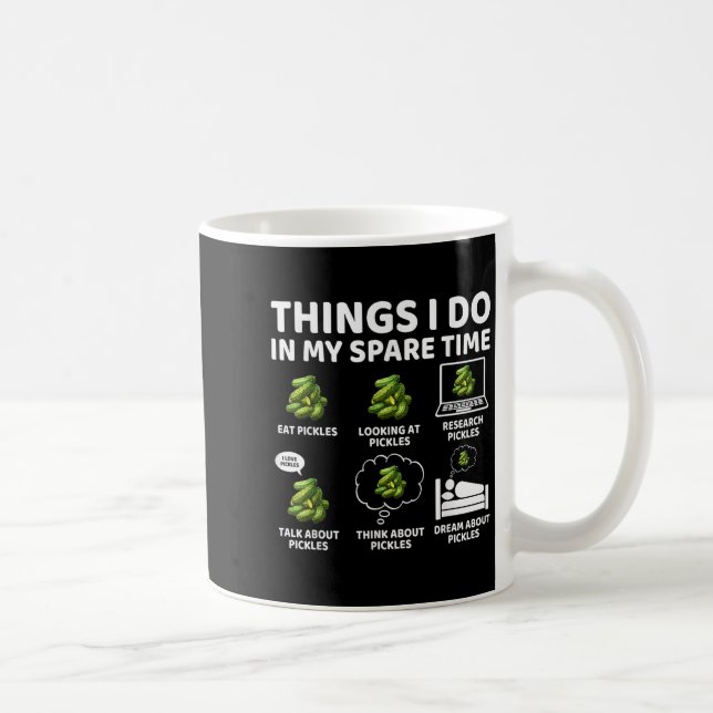 Things I Do In My Spare Time Funny Ckles Lover Ckl Kaffeetasse (Rechts)
