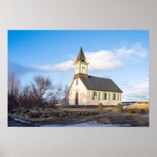 Thingvellir-Nationalpark in Island Poster