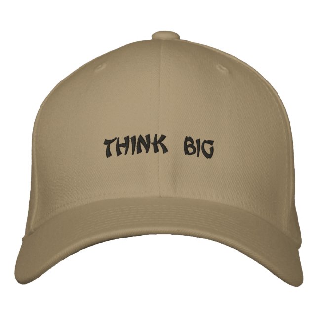 Think BIG Bestickte Kappe (Vorderseite)
