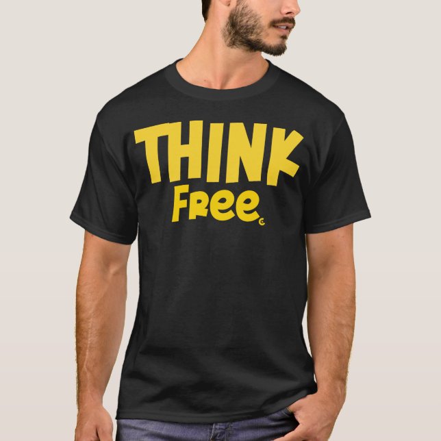 Think Free -T-Shirt  T-Shirt (Vorderseite)