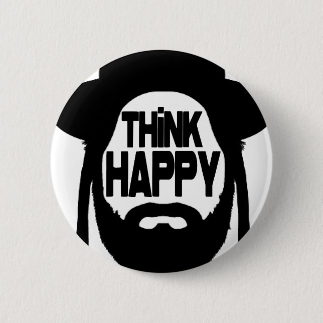 Think Happy Button (Vorderseite)