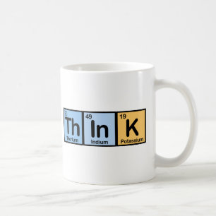 Think machte von den Elementen Kaffeetasse