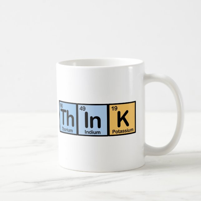 Think machte von den Elementen Kaffeetasse (Rechts)