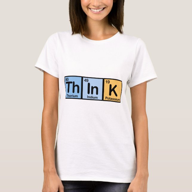 Think machte von den Elementen T-Shirt (Vorderseite)