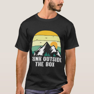 "Think Outside the Box" Bergabenteuer T-Shirt