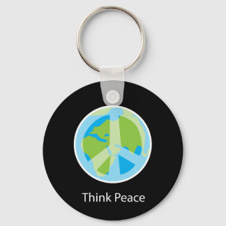 Think Peace Key Chain Schlüsselanhänger