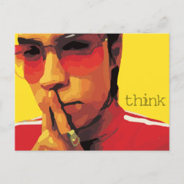 "Think" Scripte Postcard von den Philippinen 4:6 Postkarte