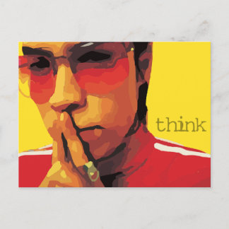 "Think" Scripte Postcard von den Philippinen 4:6 Postkarte