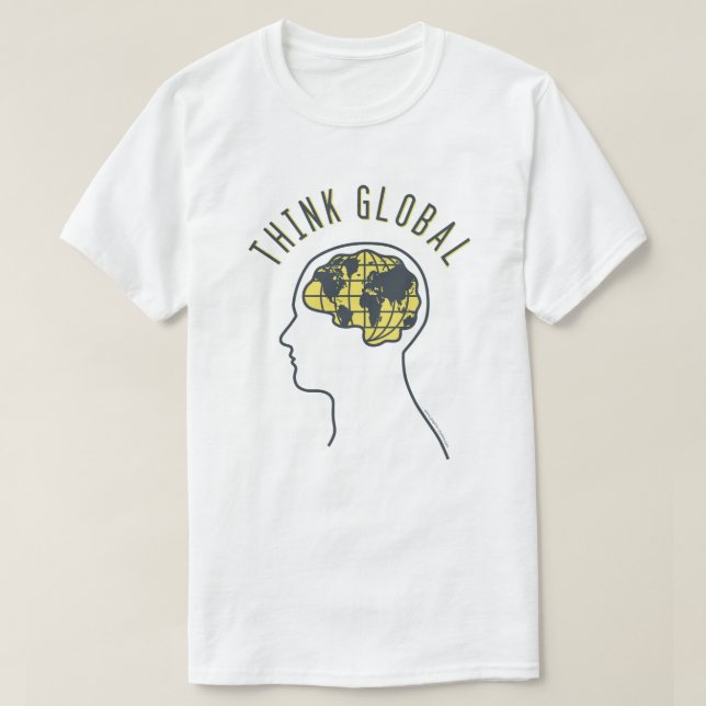 Think Serie: Think Global Basic T - Shirt (Design vorne)