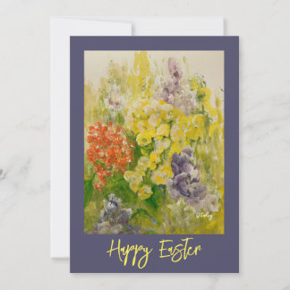 Think Spring Flat Card Dankeskarte