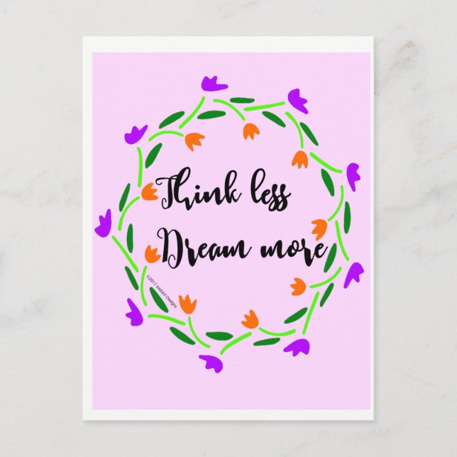 Thinkers and Dreamers postcard Postkarte (Vorderseite)