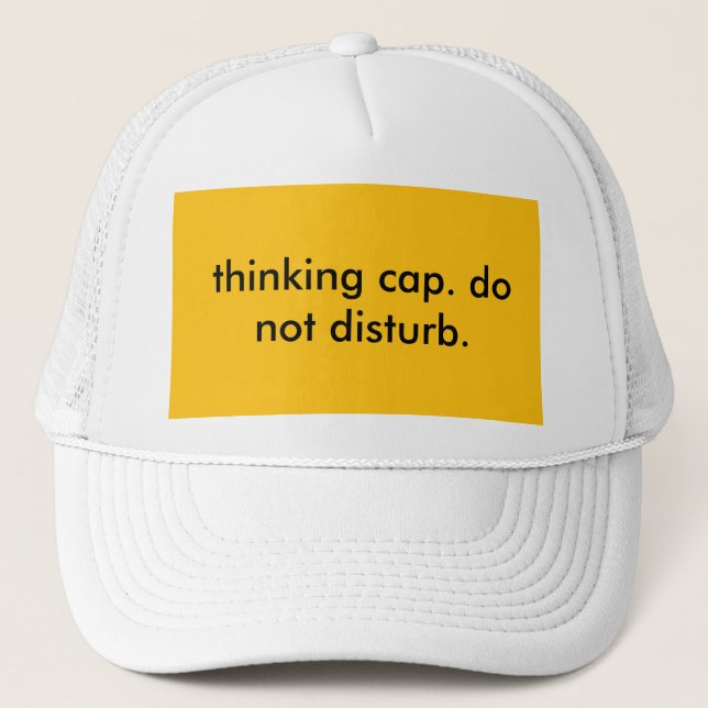 thinking cap truckerkappe (Vorderseite)