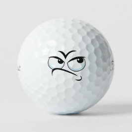 Thinking Emoticon Golfball