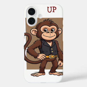 Thinking Monkey – Lebenswahrheiten, Weisheit Hand iPhone 16 Hülle
