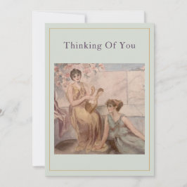 Thinking of You Card Vintage Sage Serenity |  Karte