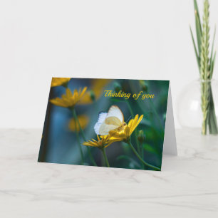 Thinking of You Greeting Card Dankeskarte