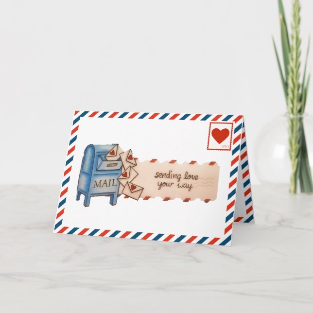 Thinking of You Greeting Karte (Vorderseite)