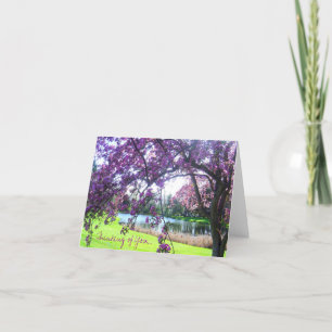 'Thinking of You' photo notecard Karte