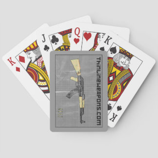 ThinLine-Waffen spielen Karten Spielkarten