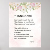 Thinning Veil - Erwachen Gedicht Poster