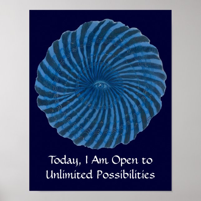 Third Eye Chakra Art #3 - Intuition Poster (Vorne)