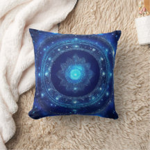 Third Eye Chakra Blaues Mandala
