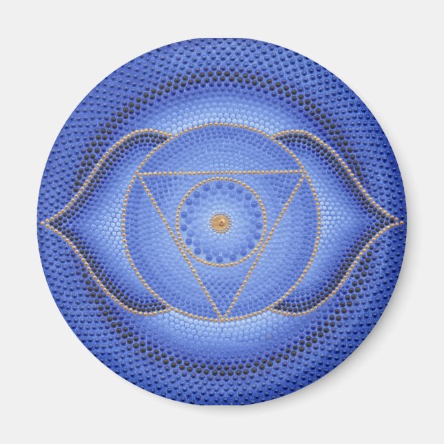 Third Eye Chakra Magnet (Vorne)