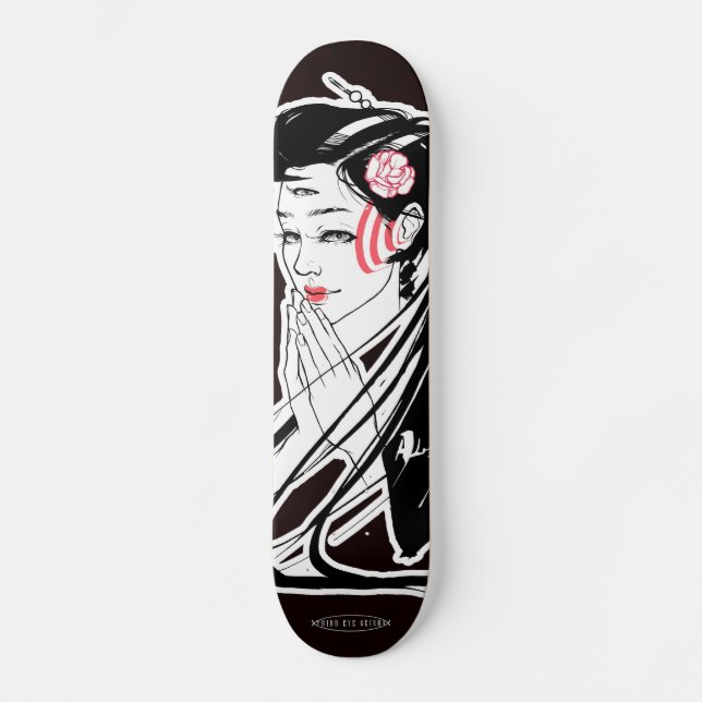 Third Eye Geisha Skateboard (Vorderseite)