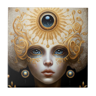 Third Eye Goddess Fantasy Art Fliese