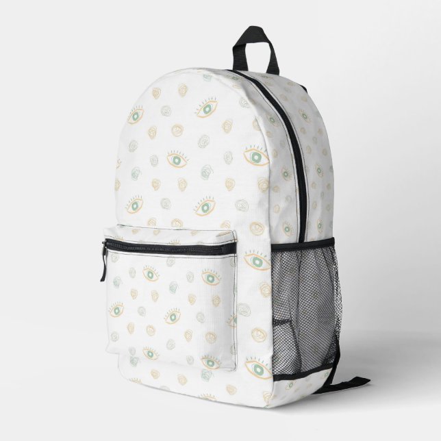 Third Eye Vibes Bedruckter Rucksack (Rückseitige Ecke Rechts)