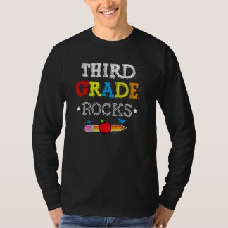Third Grade Rocks  Team 3rd Grade Teacher 1 T-Shirt