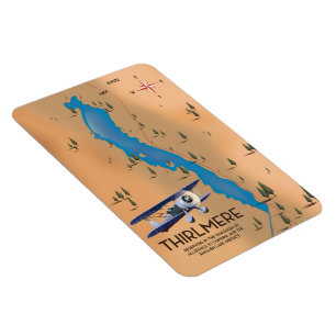 Thirlmere-Stausee Lake District Karte Magnet