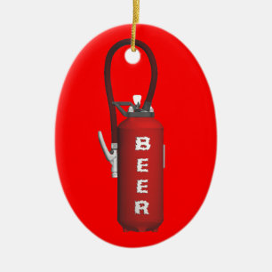 Thirst Quencher Beer Keramikornament