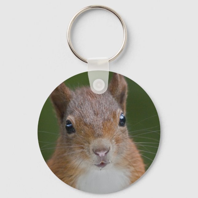 Thirsty Eichhörnchen Keyring Schlüsselanhänger (Vorderseite)