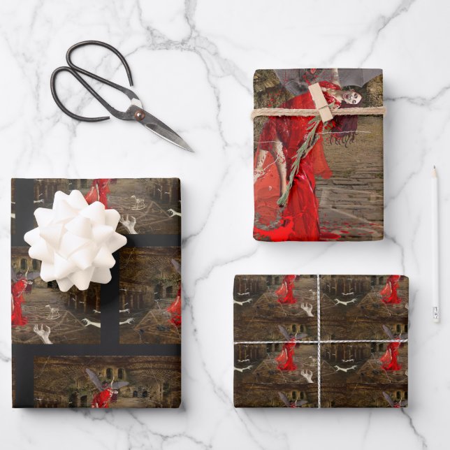 Thirsty Geschenkpapier Set (Vorderseite)