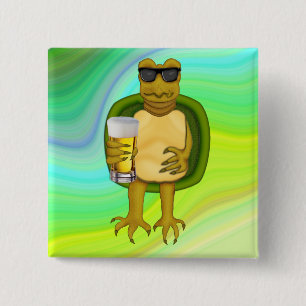 Thirsty Turtle Button