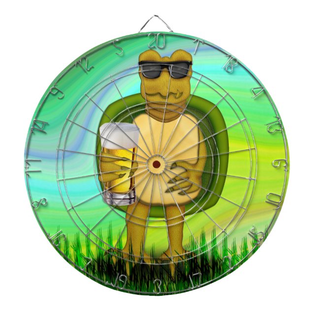 Thirsty Turtle Dartscheibe (vorne)