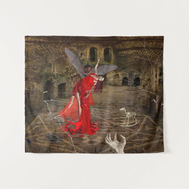 Thirsty Wandteppich (Vorderseite (Horizontal))