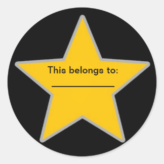 This belongs to runder aufkleber