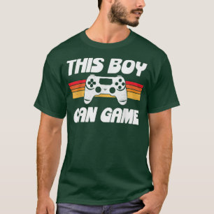 This Boy Can Game Funny 80s Retro Video Gaming Con T-Shirt
