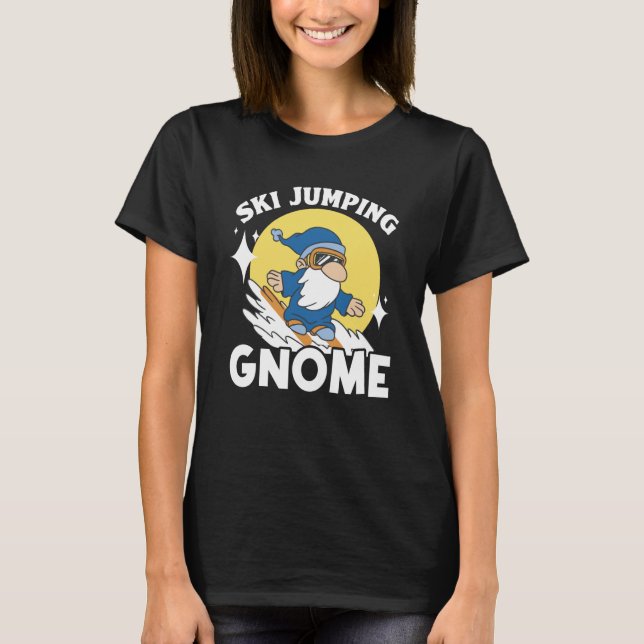 This Boy Loves Ski Jumping Ski Jumper Ski Jump Win T-Shirt (Vorderseite)