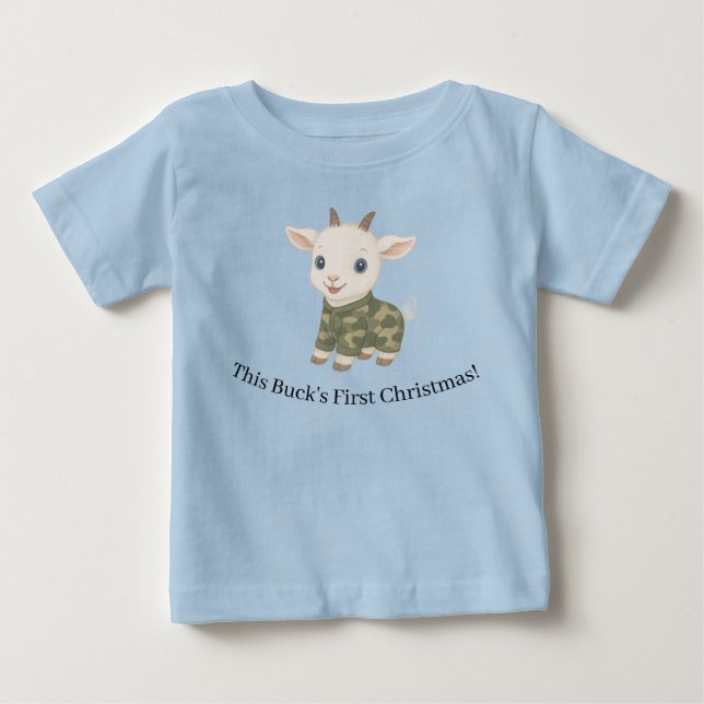 This Buck's First Christmas Toddler T-Shirt (Vorderseite)