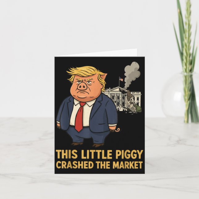 This Ggy Crashed The Market Funny Quote  Karte (Vorderseite)