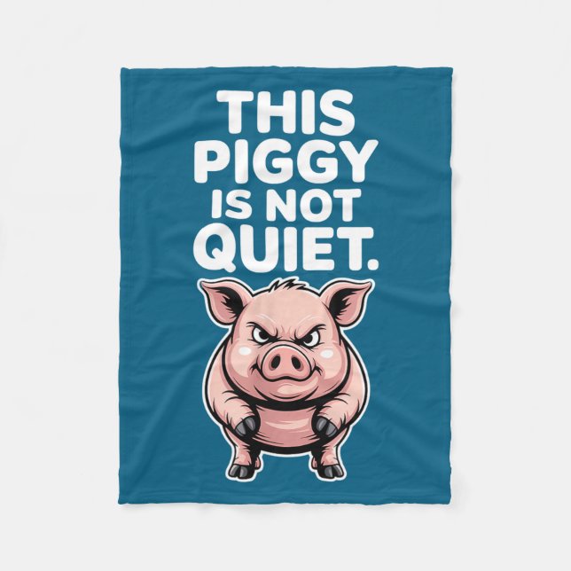 This Ggy Is Not Quiet Litical Funny Quote Meme  Fleecedecke (Vorderseite)