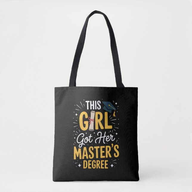 This Girl Got Her Masters Degree Graduation 2026 Tasche (Vorderseite)