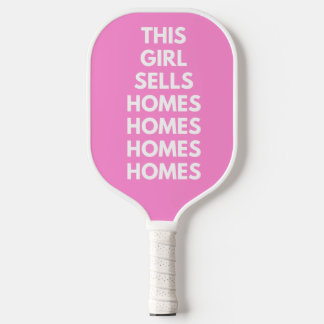 This Girl Sells Homes Homes Customized Pickleball Schläger