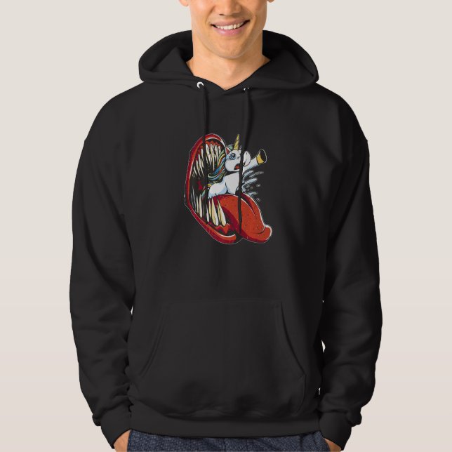 This happens to the unicorn hoodie (Vorderseite)
