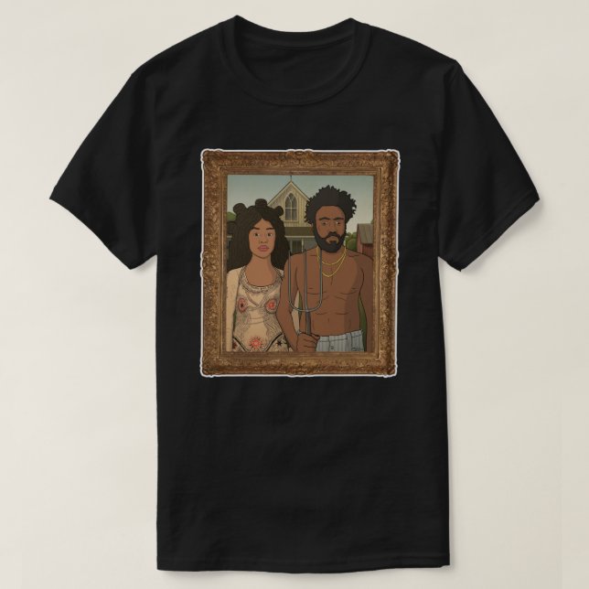 This is American Gothic Essential T-shirt (Design devant)