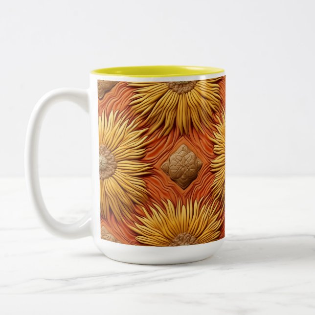 This is an embroidery pattern mugs (Gauche)