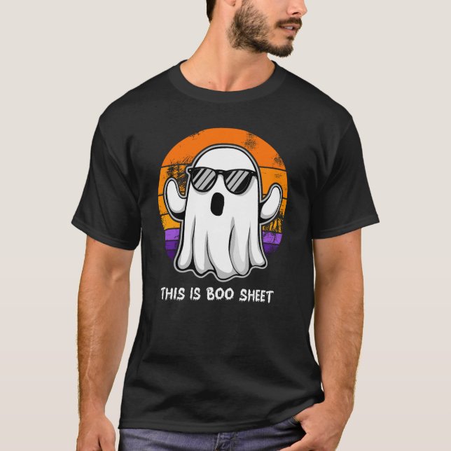 This Is Boo Sheet Cool Ghost T-Shirt (Vorderseite)